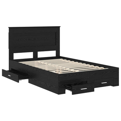 Struttura del letto con cassetto con testiera Legno multistrato | homemem39