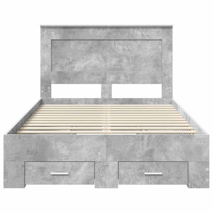 Struttura del letto con cassetto con testiera Legno multistrato | homemem39
