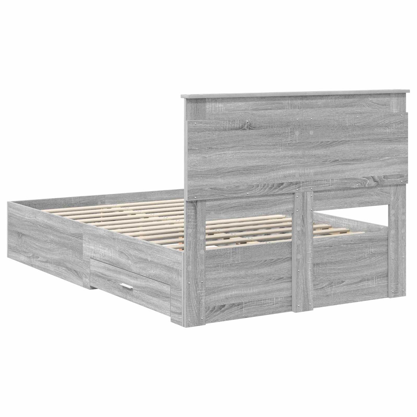 Struttura del letto con cassetto con testiera Legno multistrato | homemem39