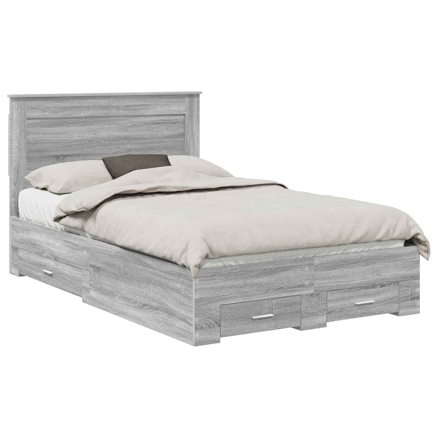 Struttura del letto con cassetto con testiera Legno multistrato | homemem39