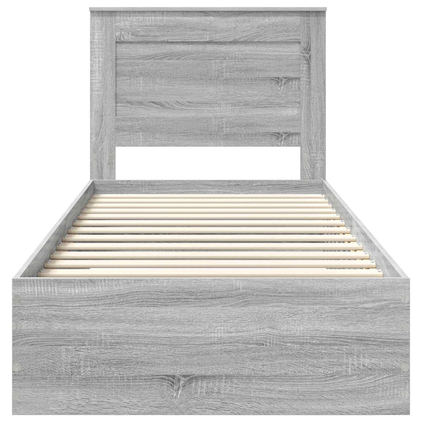 Struttura del letto con cassetto con testiera Legno multistrato | homemem39