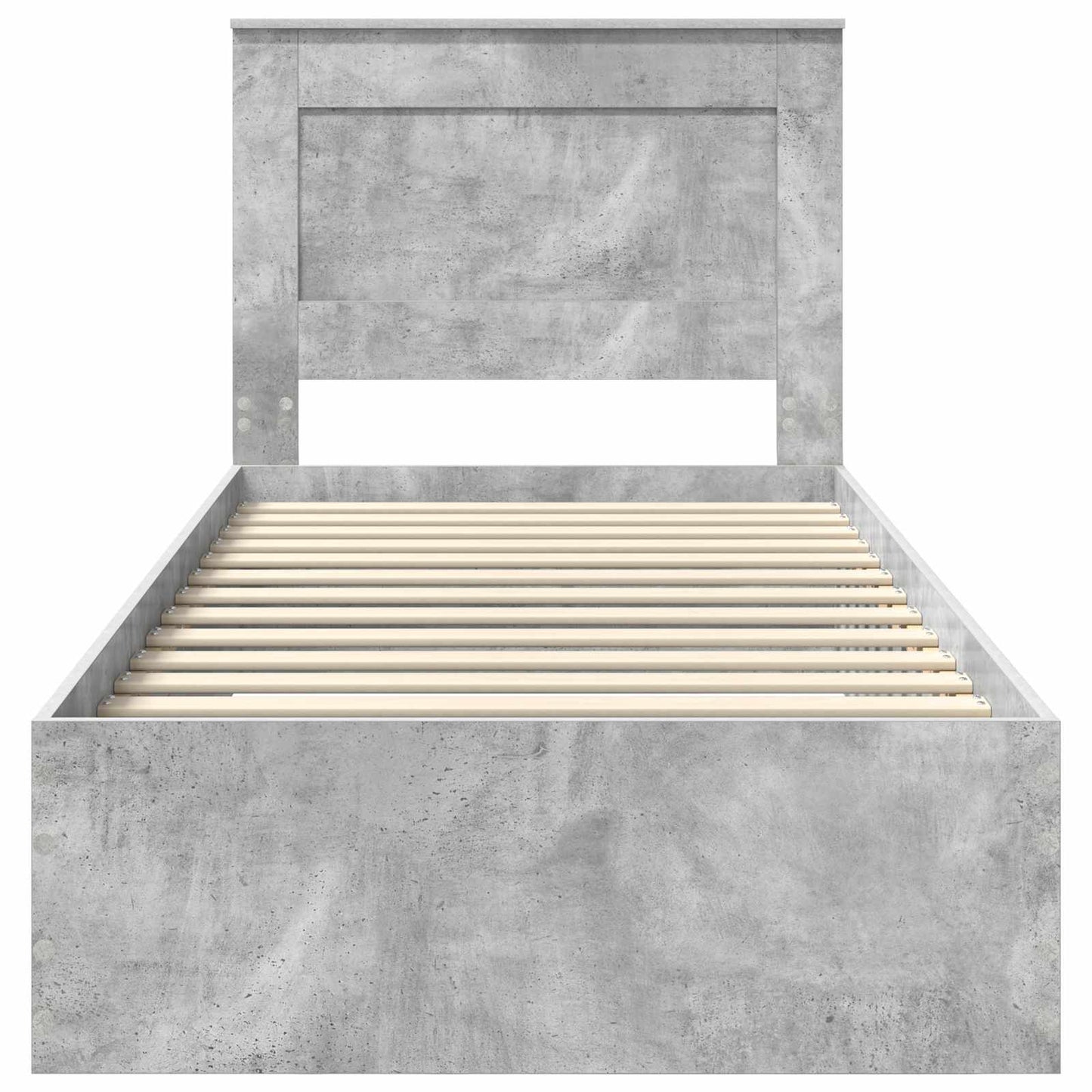 Struttura del letto Grigio Certo e Argento 75 x 190 cm | homemem39