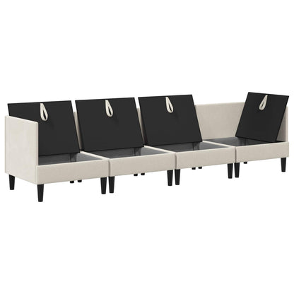 Set di mobili per il soggiorno 4 pcs Avena Tessuto | homemem39