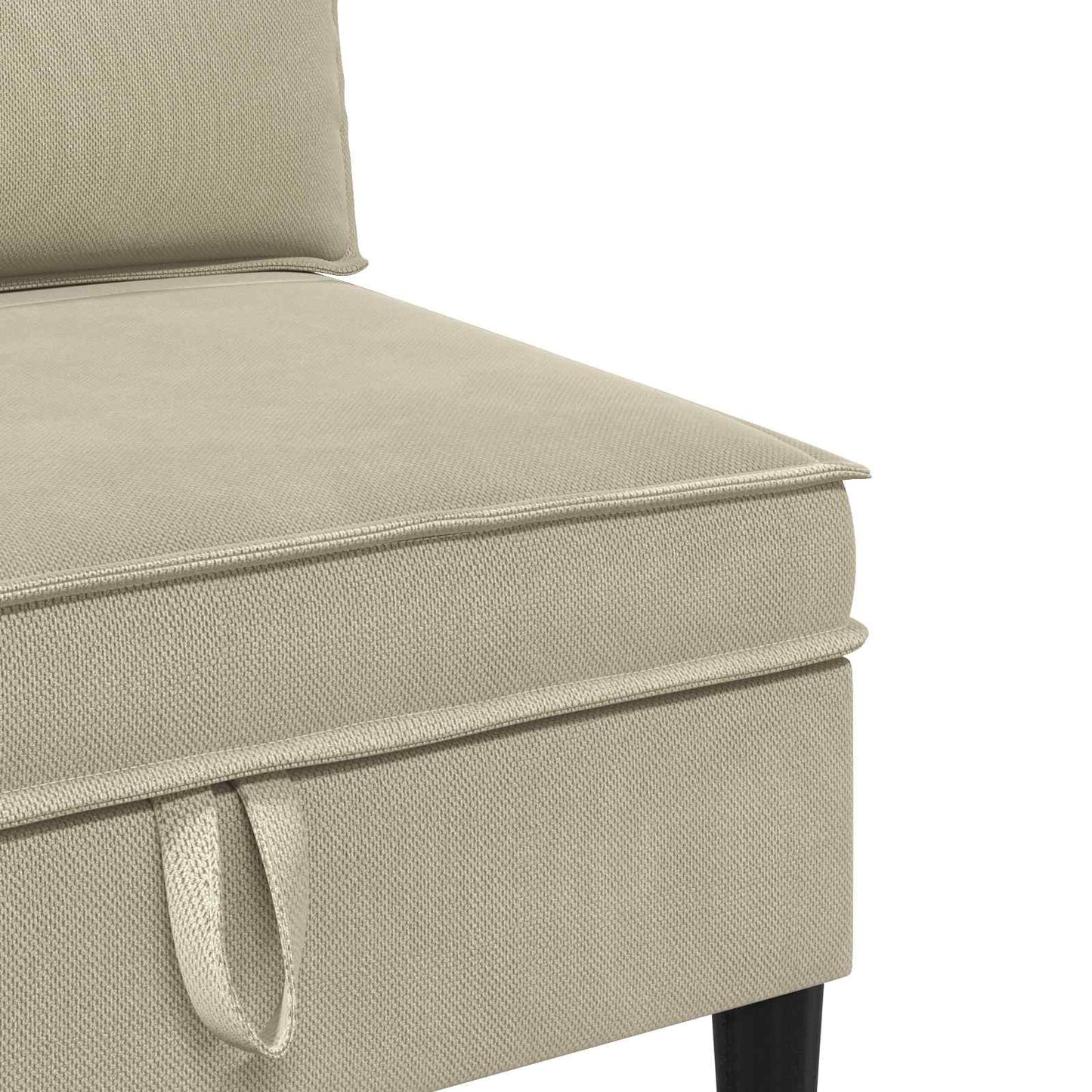 Set di mobili per il soggiorno 4 pcs Sabbia Tessuto | homemem39