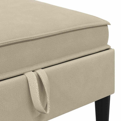 Set di mobili per il soggiorno 6 pcs Sabbia Tessuto | homemem39