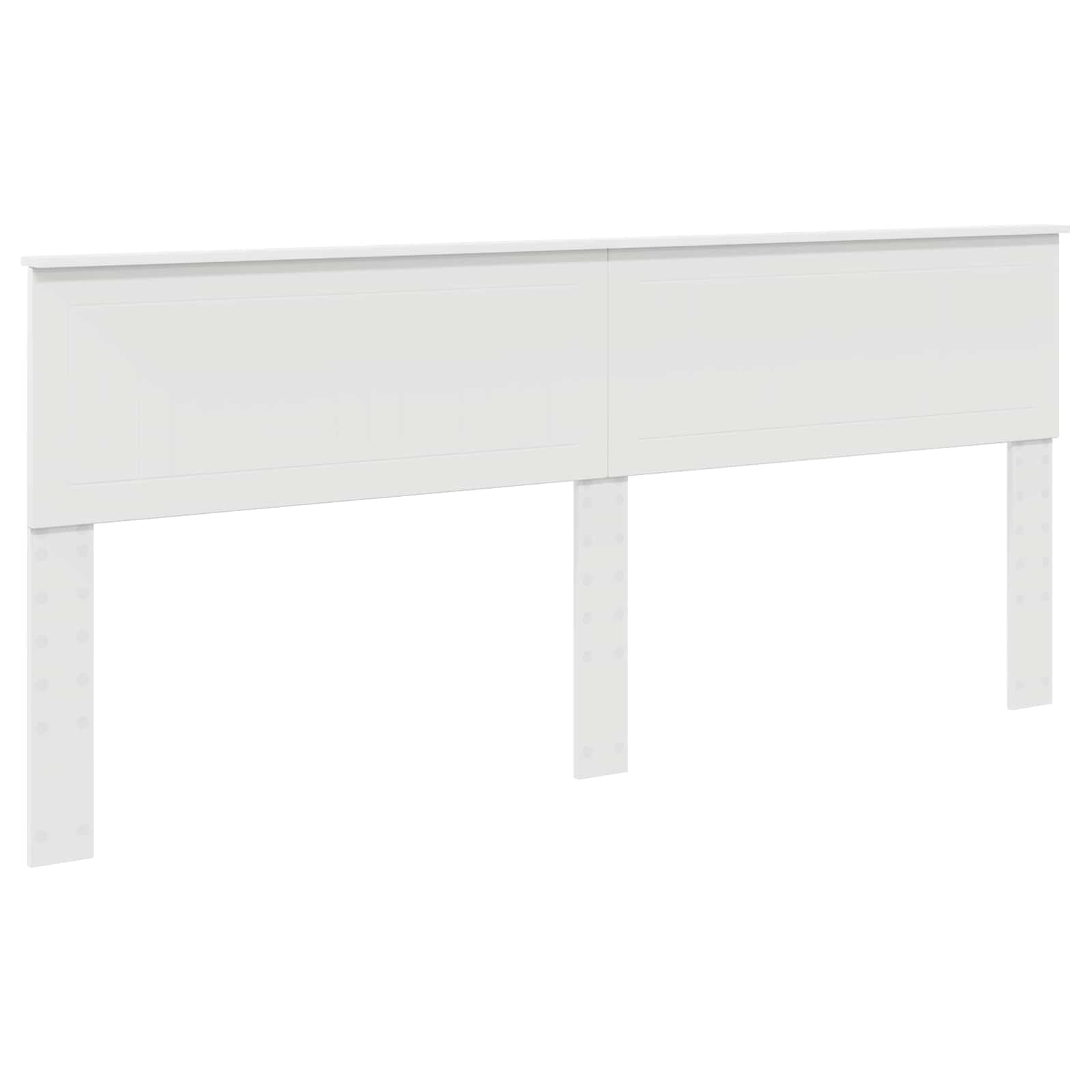 Struttura del letto Bianco 200 x 200 cm Pino massello | homemem39