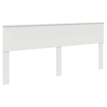 Struttura del letto Bianco 200 x 200 cm Pino massello | homemem39
