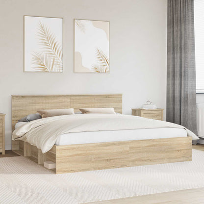 Struttura del letto Sonoma 200 x 200 cm Pino massello | homemem39
