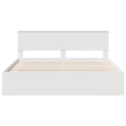 Struttura del letto Bianco 180 x 200 cm Pino massello | homemem39