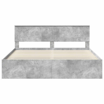 Struttura del letto Calcestruzzo 180 x 200 cm Pino massello | homemem39