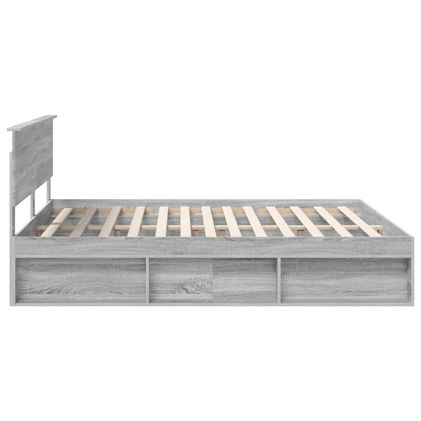 Struttura del letto Grigio Sonoma 180 x 200 cm Pino massello | homemem39
