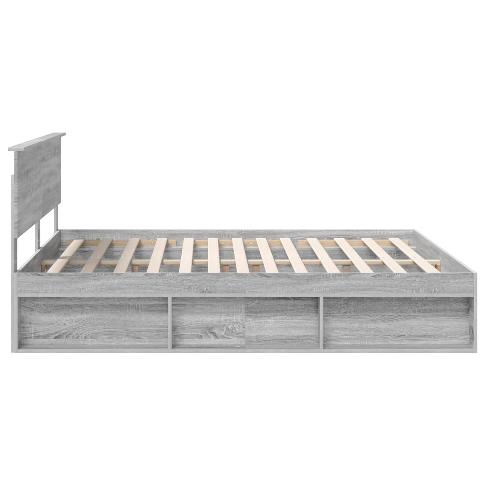 Struttura del letto Grigio Sonoma 180 x 200 cm Pino massello | homemem39