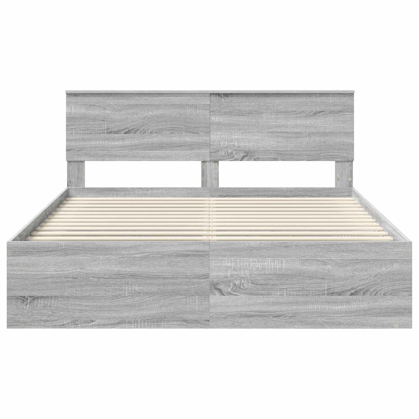 Struttura del letto Grigio Sonoma 160 x 200 cm Pino massello | homemem39