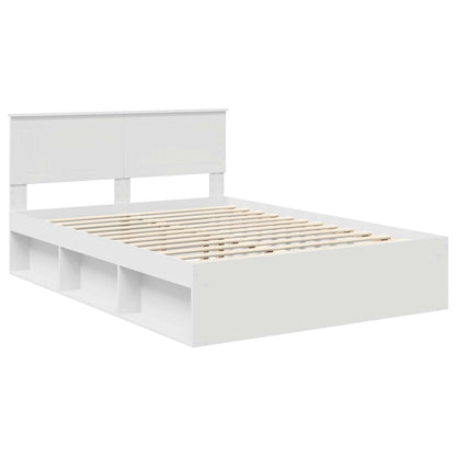 Struttura del letto Bianco 140 x 200 cm Pino massello | homemem39