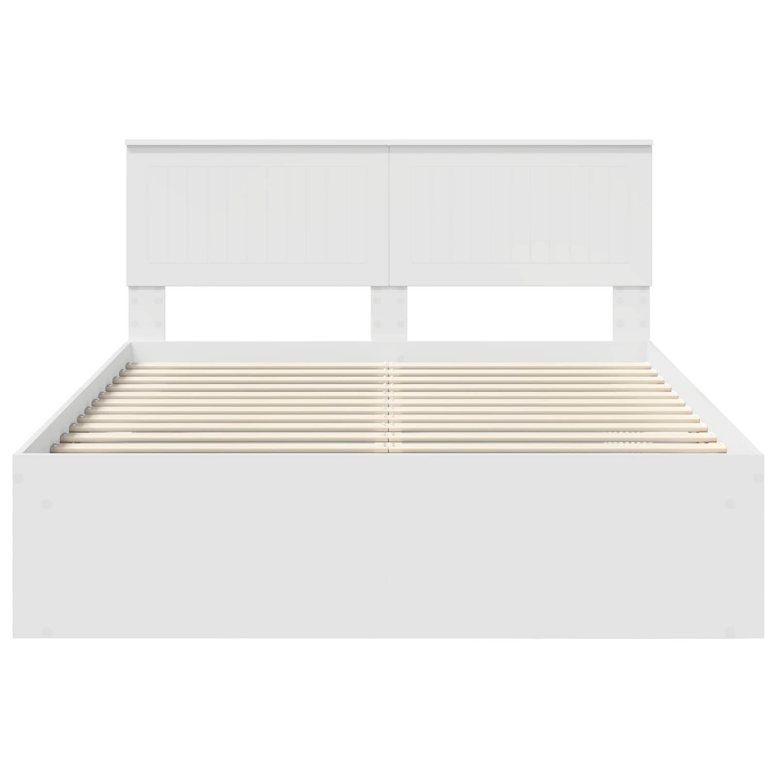 Struttura del letto Bianco 140 x 200 cm Pino massello | homemem39
