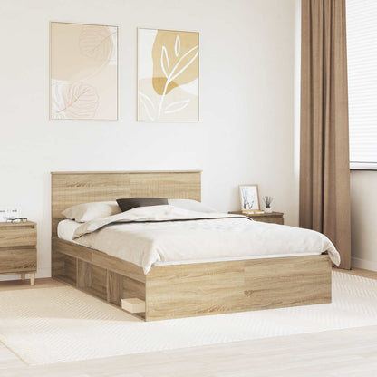 Struttura del letto Sonoma 140 x 200 cm Pino massello | homemem39