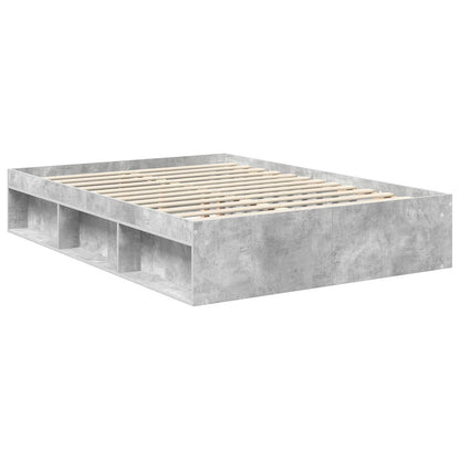 Struttura del letto Calcestruzzo 140 x 200 cm Pino massello | homemem39
