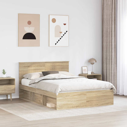 Struttura del letto Sonoma 140 x 190 cm Pino massello | homemem39