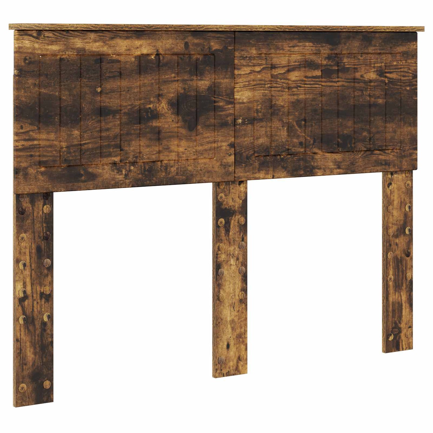 Struttura del letto Rovere fumé 135 x 190 cm Pino massello | homemem39