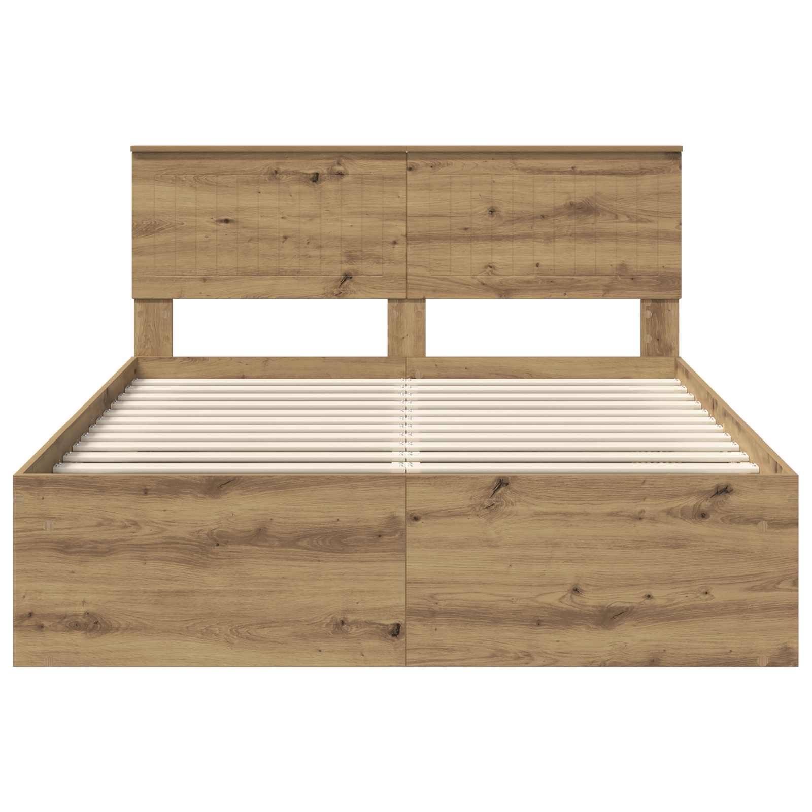 Struttura del letto Rovere Artigianale 135 x 190 cm | homemem39