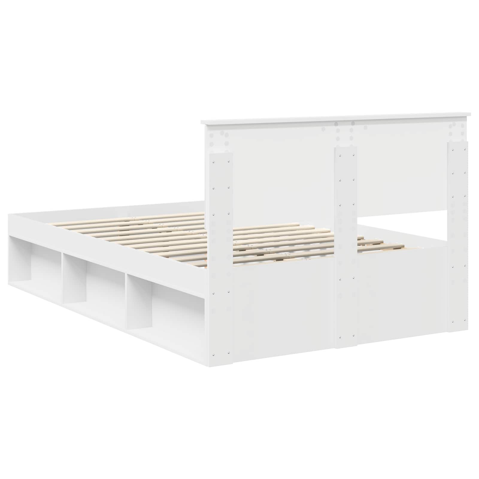Struttura del letto Bianco 120 x 200 cm Pino massello | homemem39
