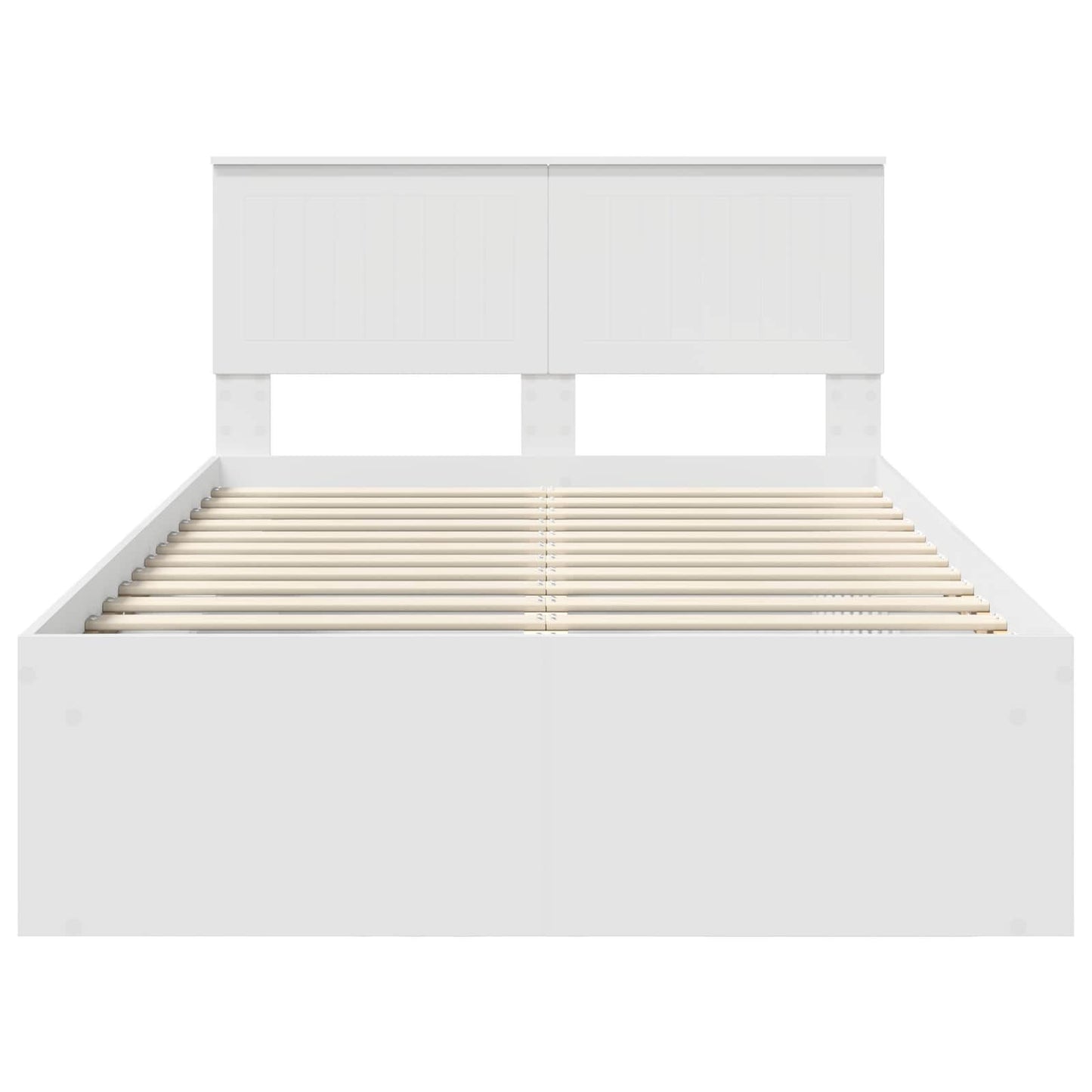 Struttura del letto Bianco 120 x 200 cm Pino massello | homemem39