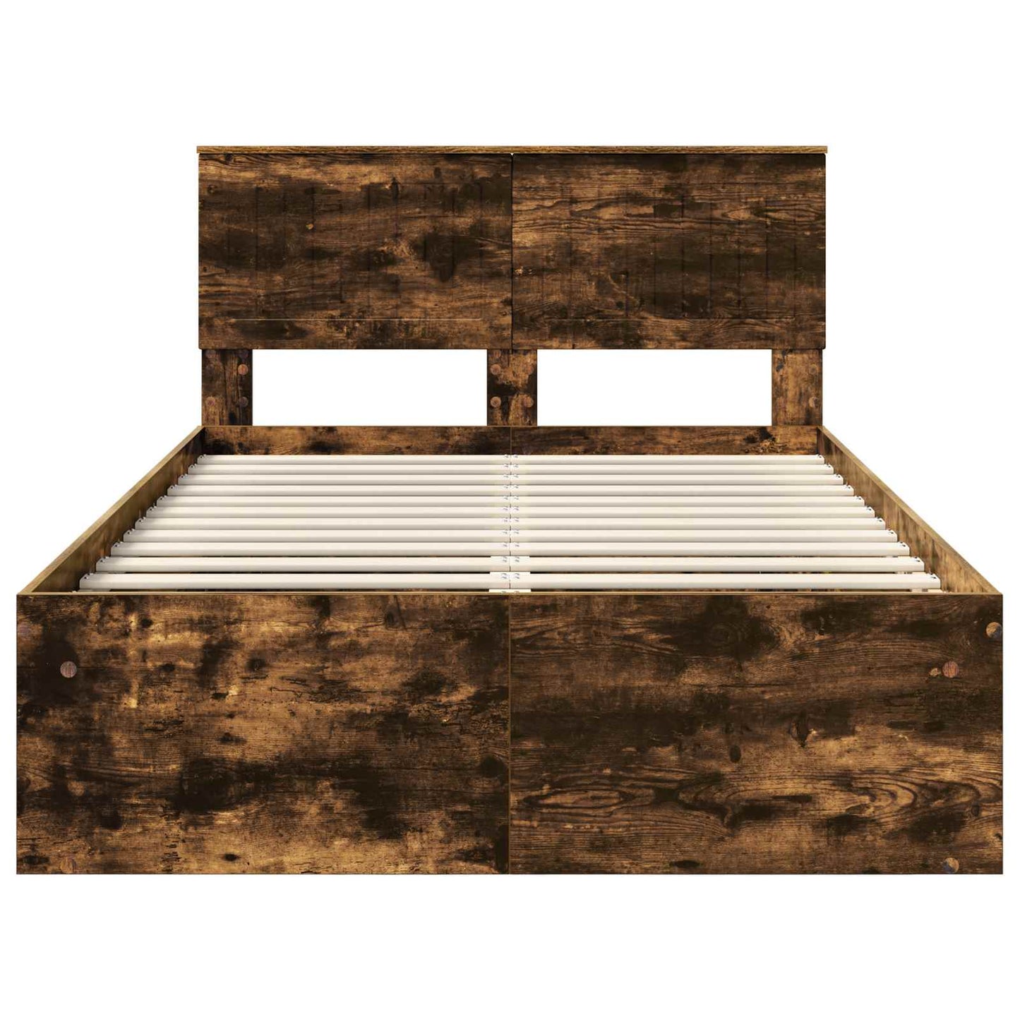 Struttura del letto Rovere fumé 120 x 200 cm Pino massello | homemem39