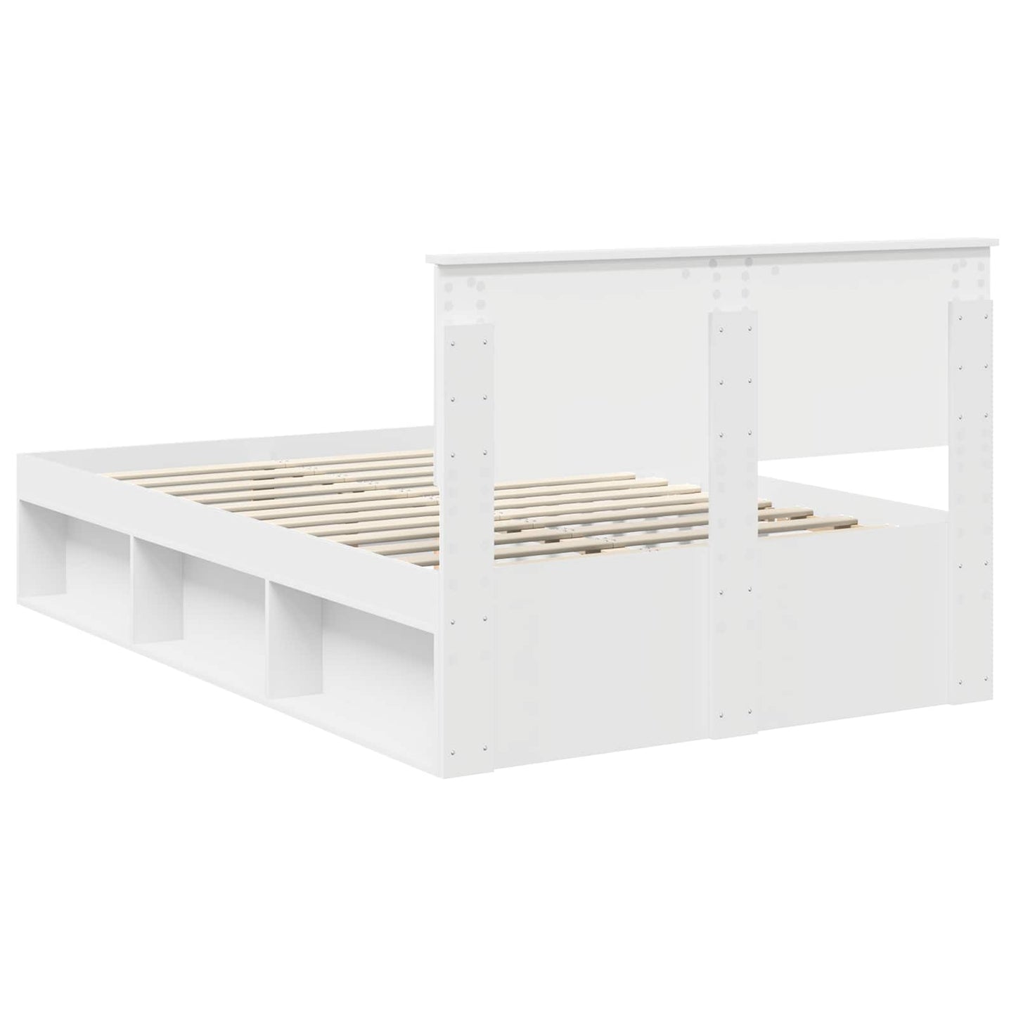 Struttura del letto Bianco 120 x 190 cm Pino massello | homemem39