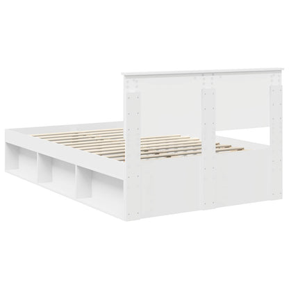 Struttura del letto Bianco 120 x 190 cm Pino massello | homemem39