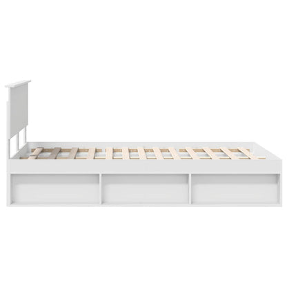 Struttura del letto Bianco 120 x 190 cm Pino massello | homemem39