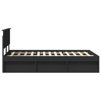 Struttura del letto Nero 120 x 190 cm Pino massello | homemem39