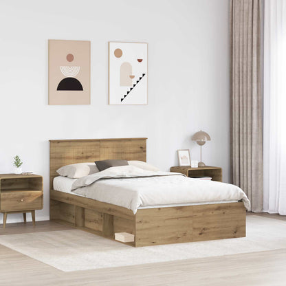 Struttura del letto Rovere Artigianale 120 x 190 cm | homemem39