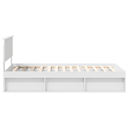 Struttura del letto Bianco 100 x 200 cm Pino massello | homemem39