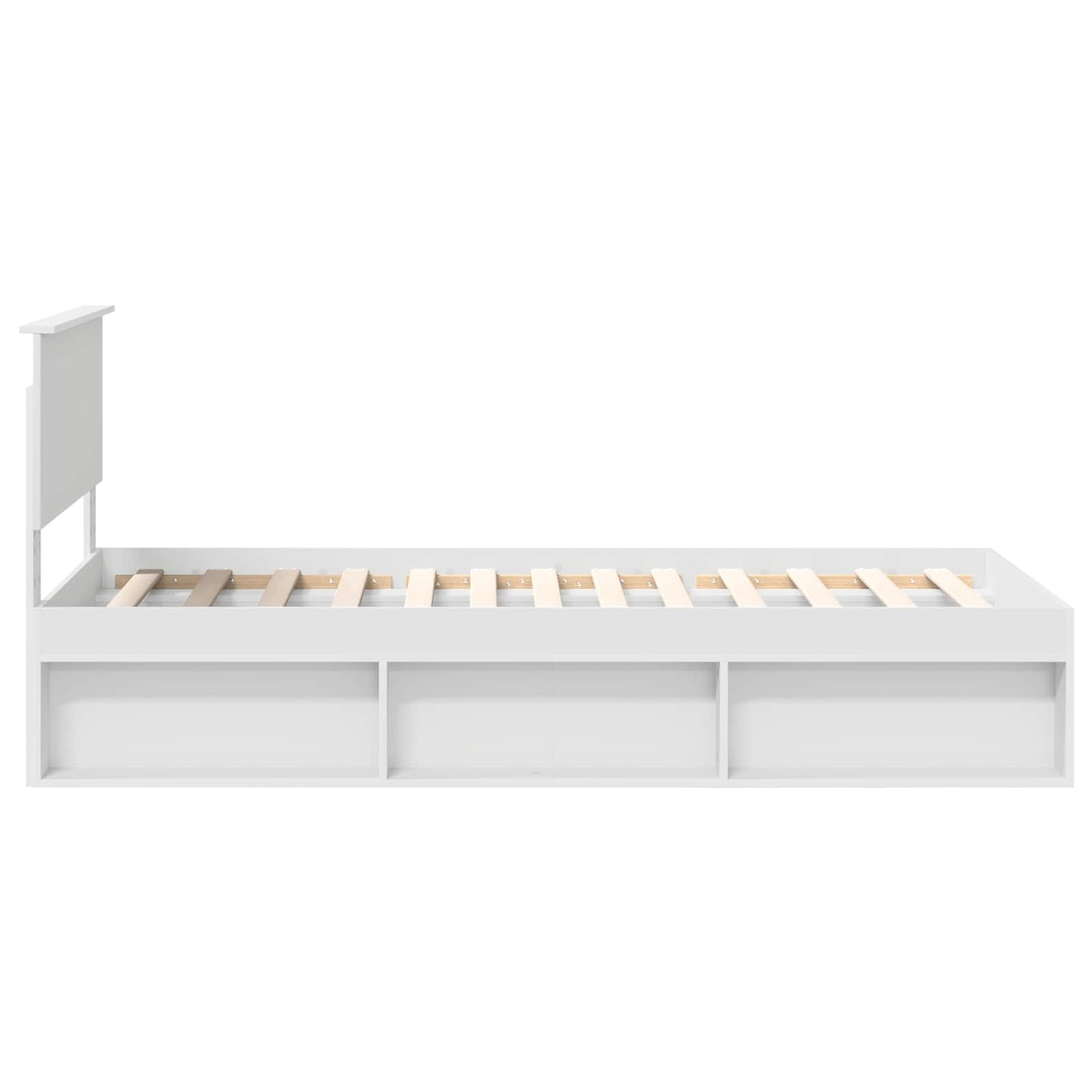 Struttura del letto Bianco 90 x 200 cm Pino massello | homemem39