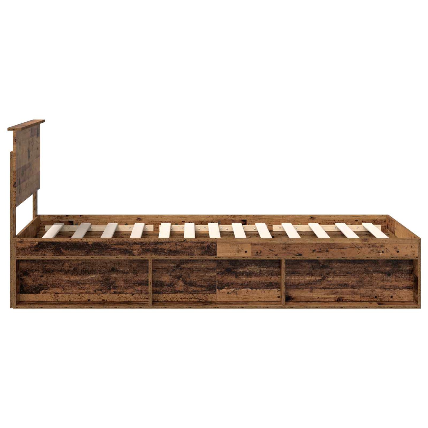 Struttura del letto Legno vecchio 90 x 200 cm Pino massello | homemem39