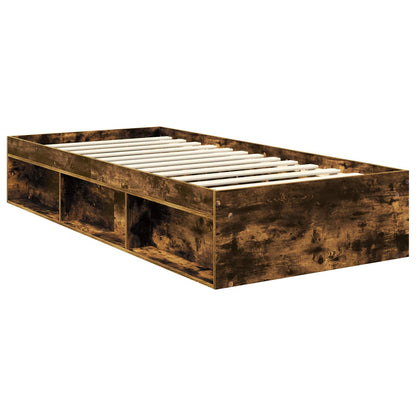 Struttura del letto Rovere fumé 90 x 190 cm Pino massello | homemem39