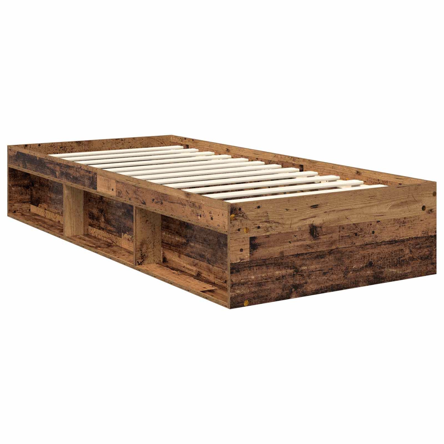 Struttura del letto Legno vecchio 90 x 190 cm Pino massello | homemem39