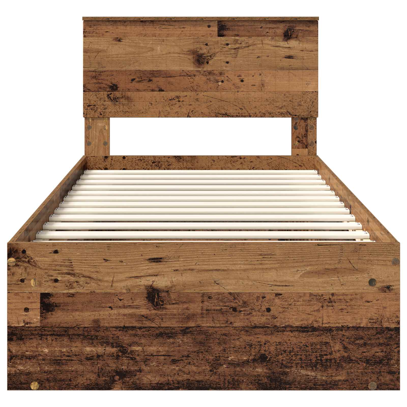 Struttura del letto Legno vecchio 90 x 190 cm Pino massello | homemem39