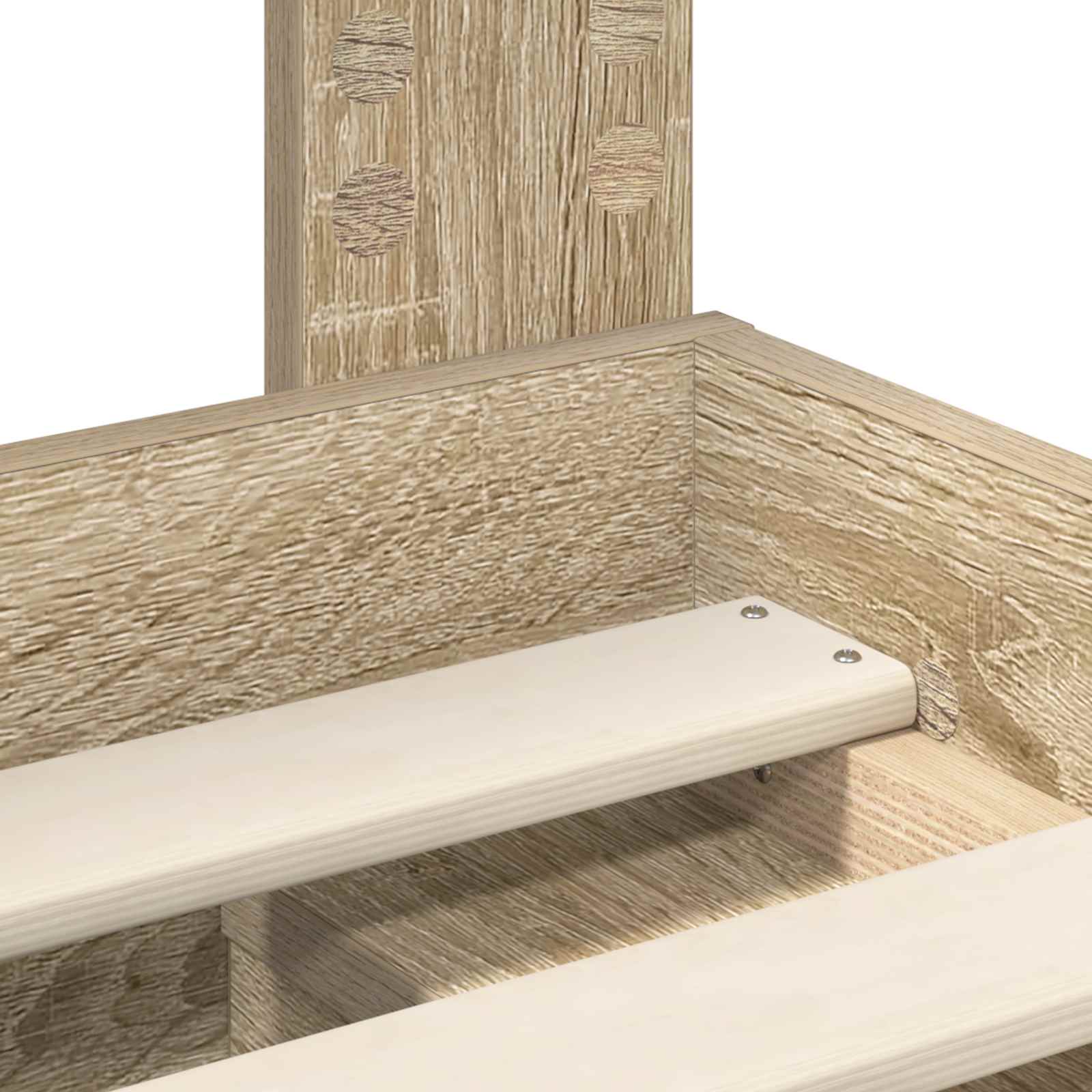 Struttura del letto Rovere Sonoma 75 x 190 cm Pino massello | homemem39