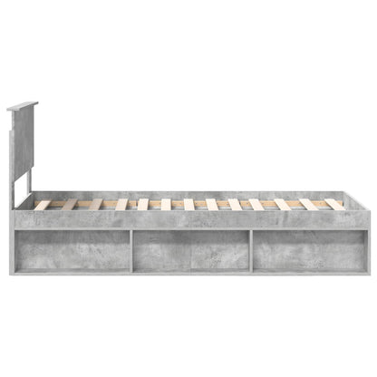 Struttura del letto Grigio Concretè 75 x 190 cm Pino massello | homemem39