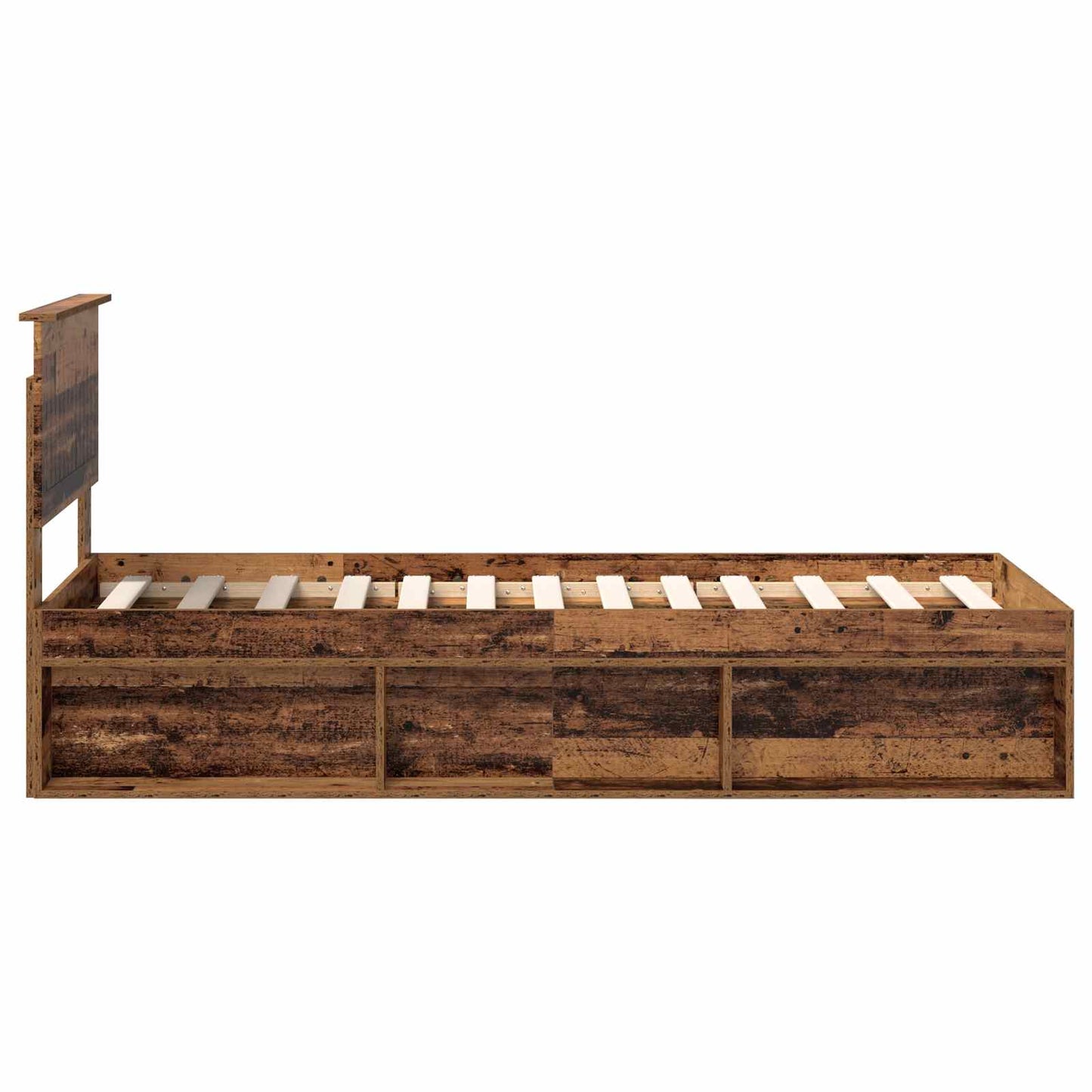 Struttura del letto Legno vecchio 75 x 190 cm Pino massello | homemem39