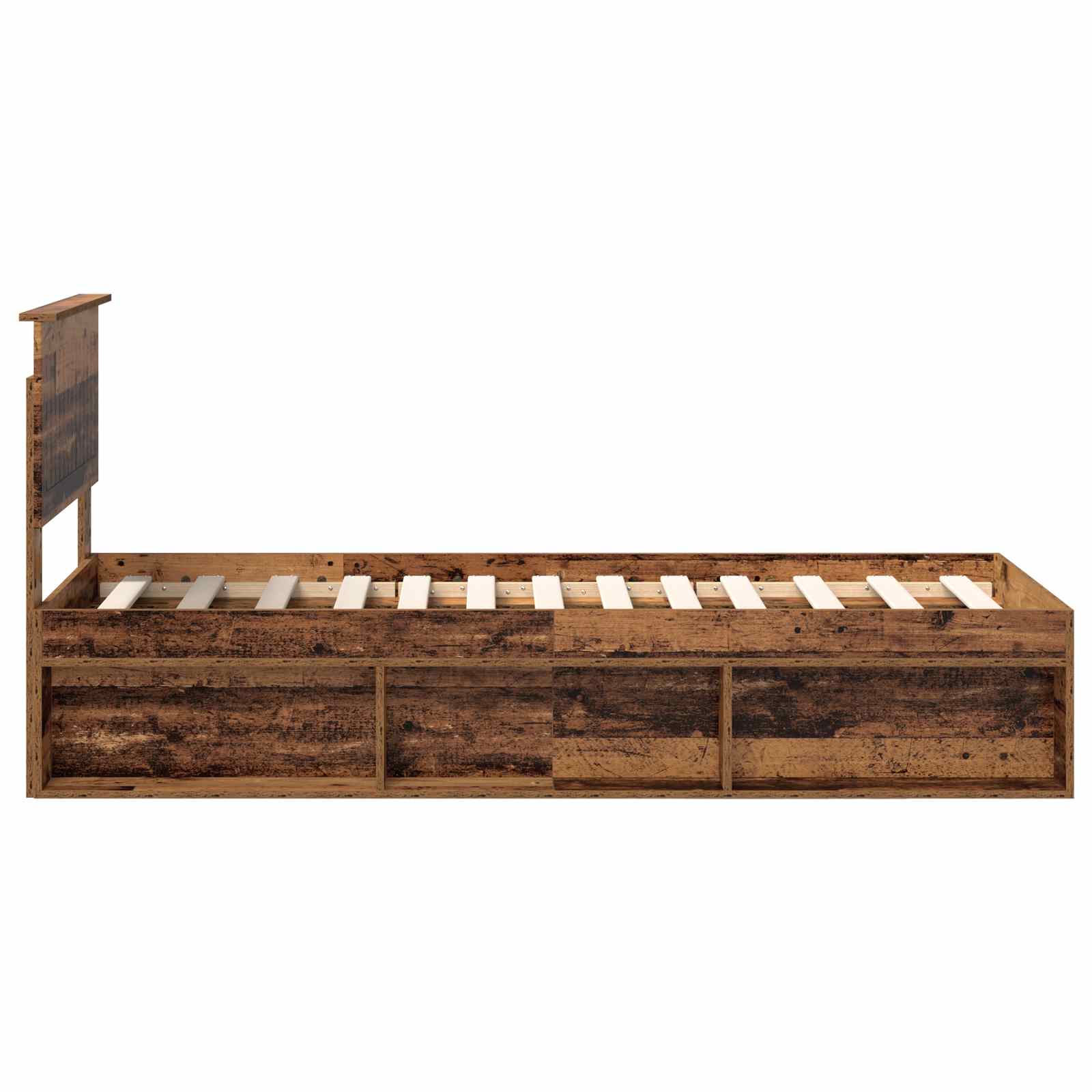 Struttura del letto Legno vecchio 75 x 190 cm Pino massello | homemem39