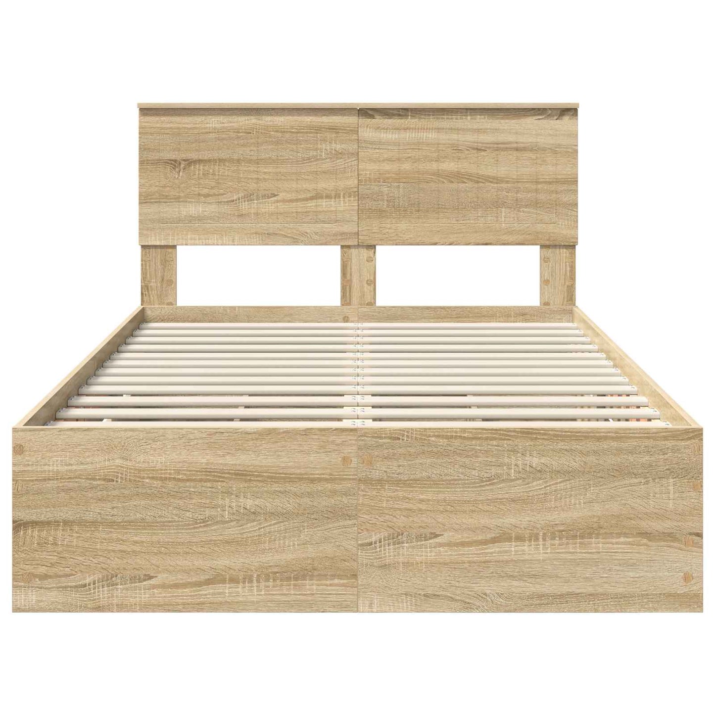Struttura del letto con cassetto Rovere Sonoma 120 x 200 cm | homemem39