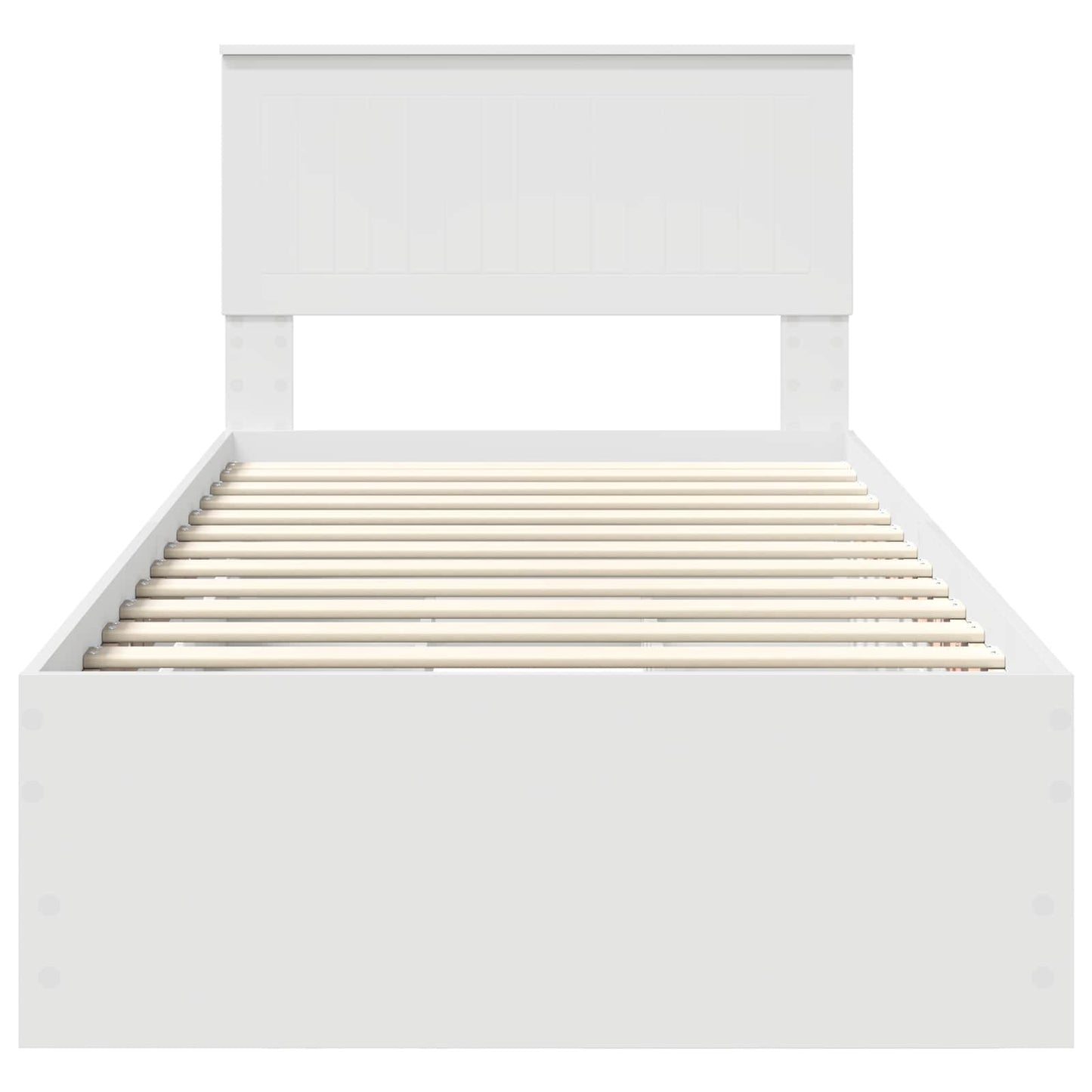 Struttura del letto Bianco 90 x 200 cm Legno Ingegnerizzato