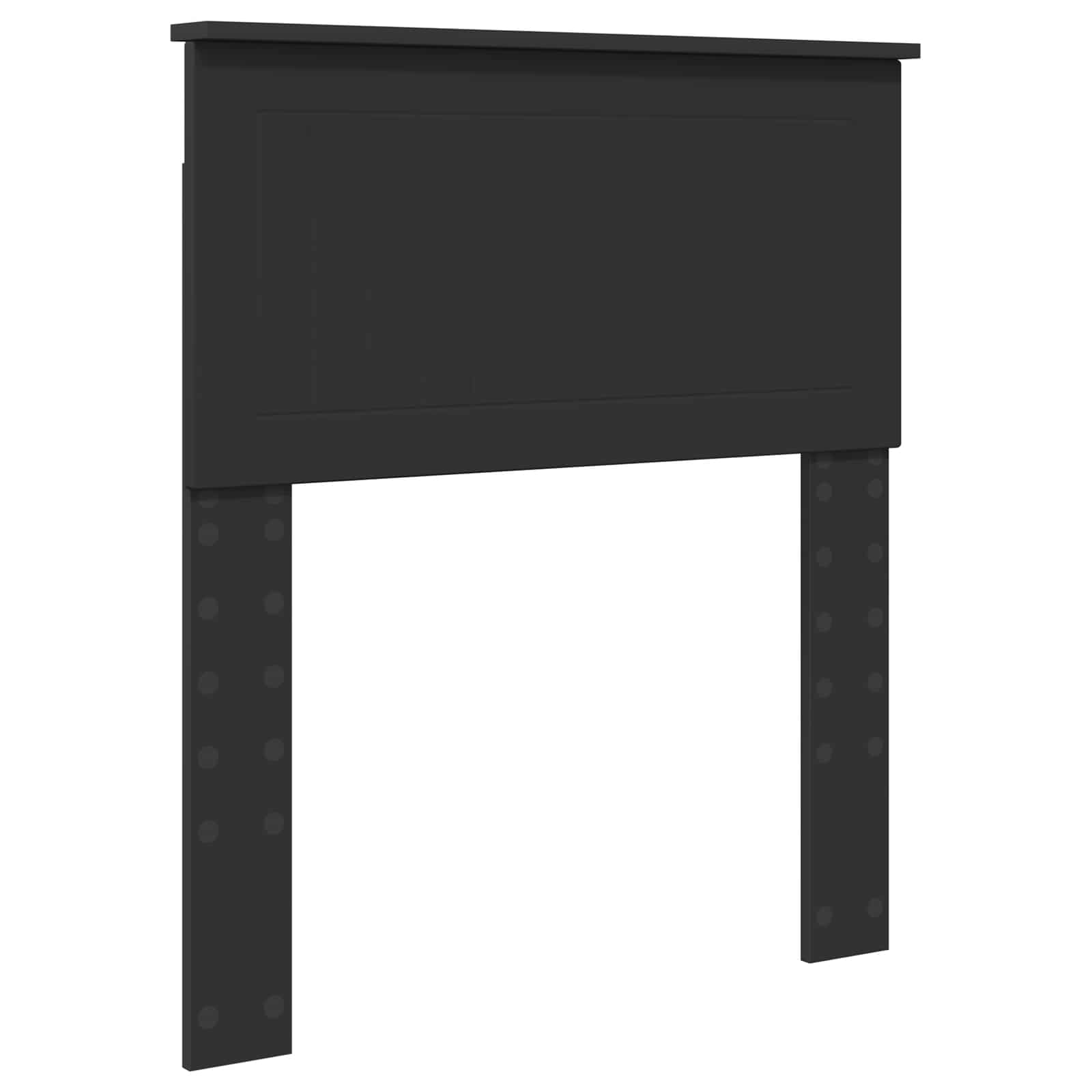 Struttura del letto Nero 75 x 190 cm Legno Ingegnerizzato | homemem39