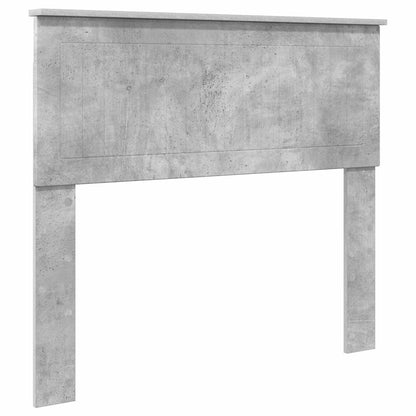 Letto con Contenitore con testiera Grigio cemento 100 x 200 cm