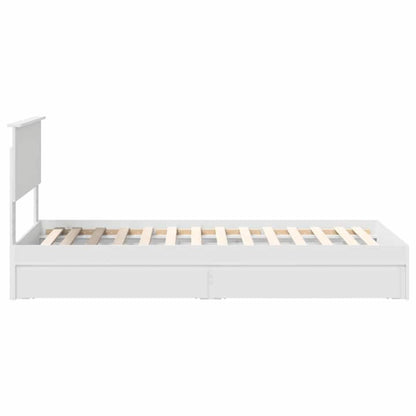 Letto con Contenitore Bianco 90 x 200 cm Legno multistrato | homemem39