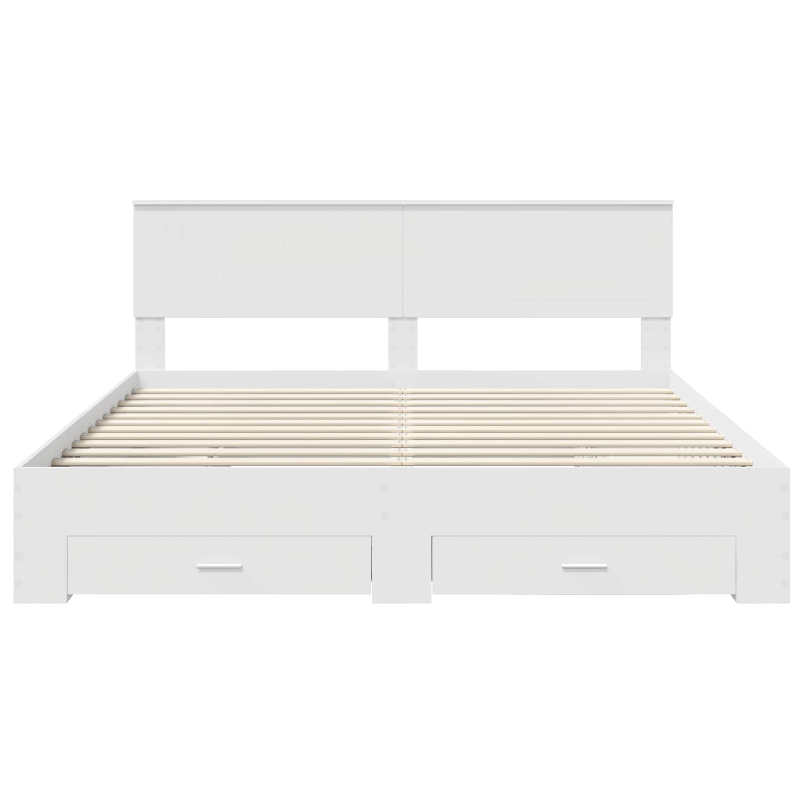 Struttura del letto Bianco 180 x 200 cm Legno ingegnerizzato | homemem39