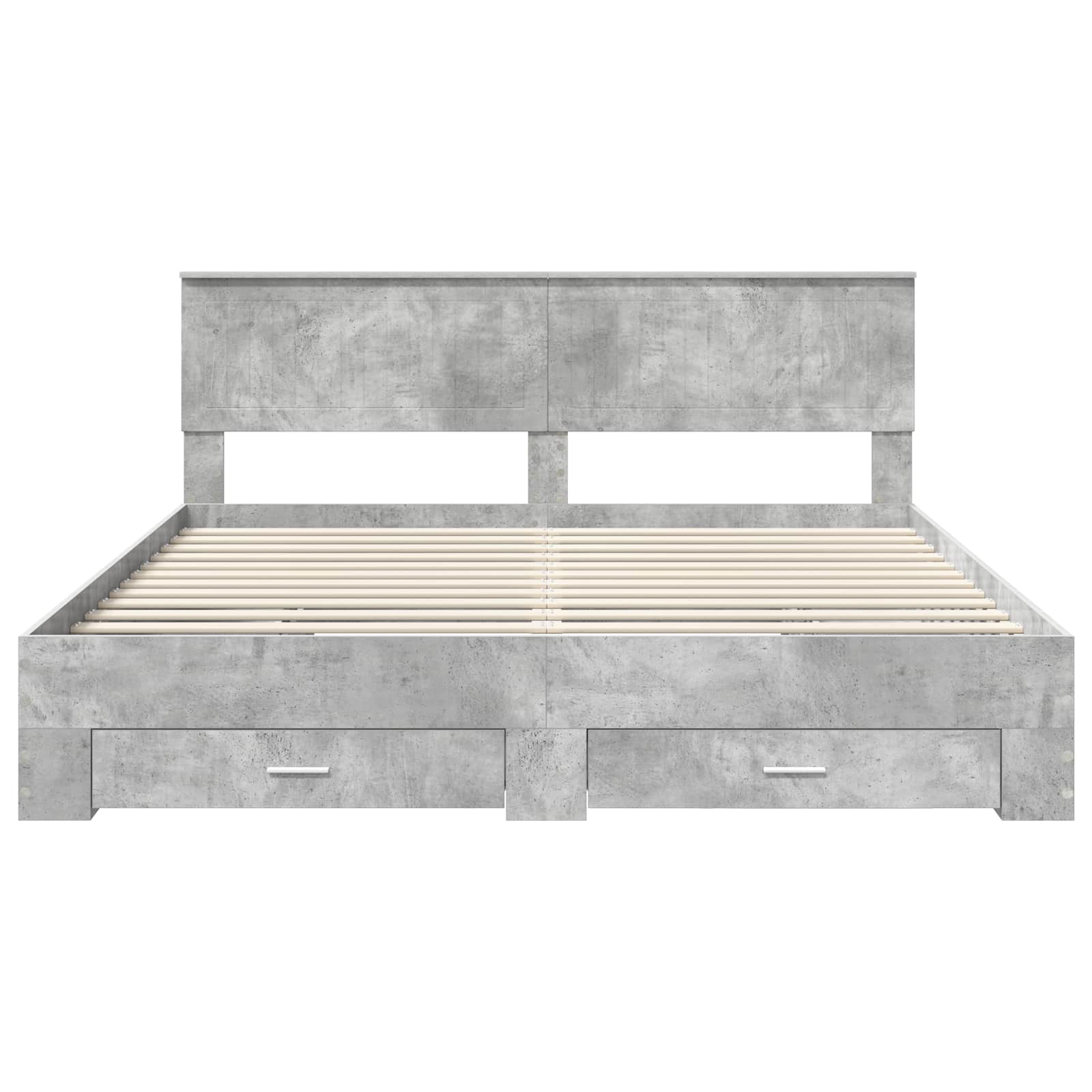 Struttura del letto con cassetto Grigio Cemento 180 x 200 cm | homemem39