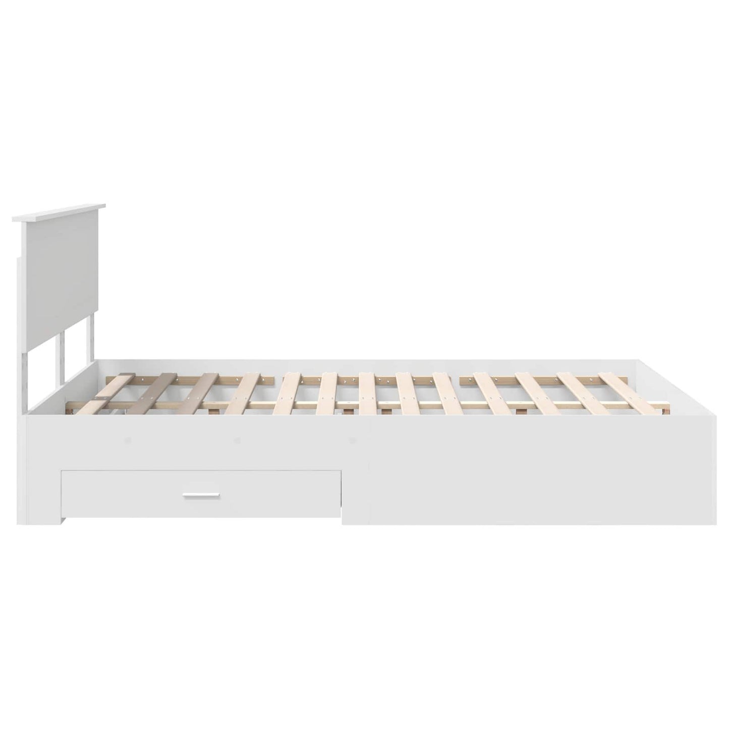 Struttura del letto Bianco 140 x 200 cm Legno ingegnerizzato | homemem39